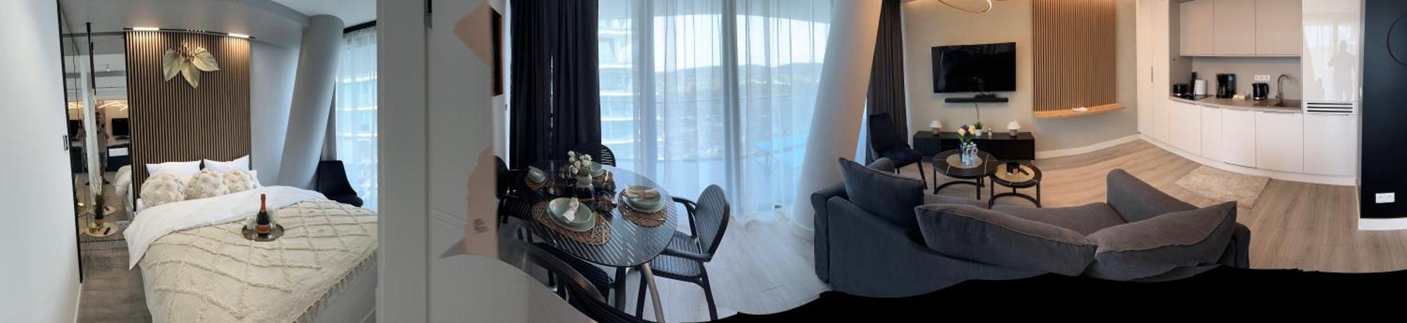 Sunny Haven Wave Sea View Apartman Międzyzdroje Kültér fotó